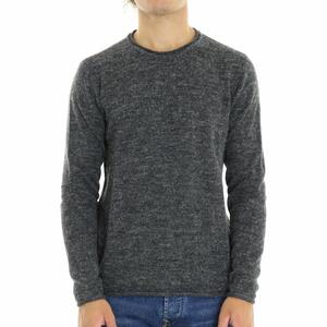 MAGLIA MELANGE SOLID GRIGIO